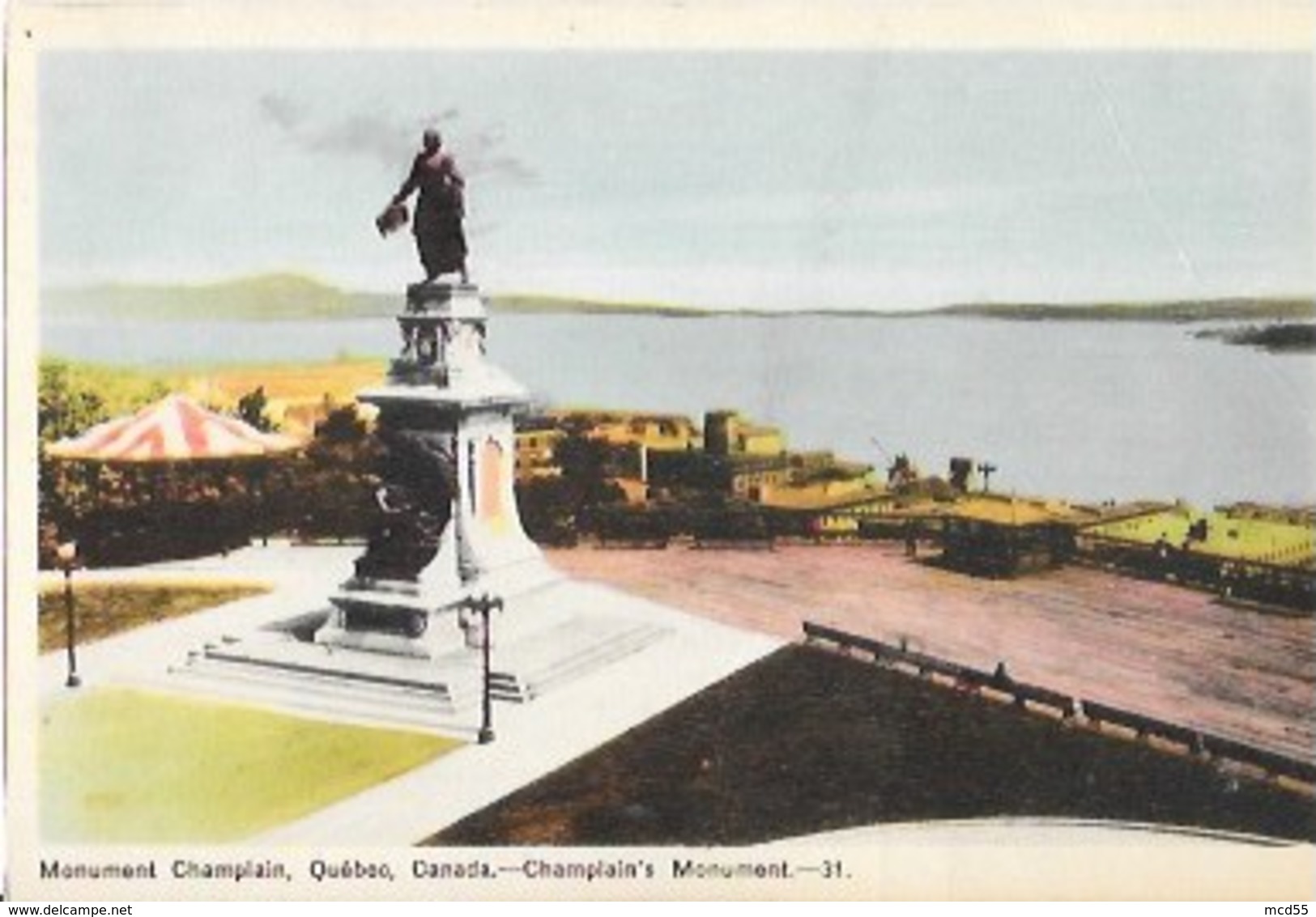 QUEBEC  ( Canada ) Monument Champlain - Québec - Beauport