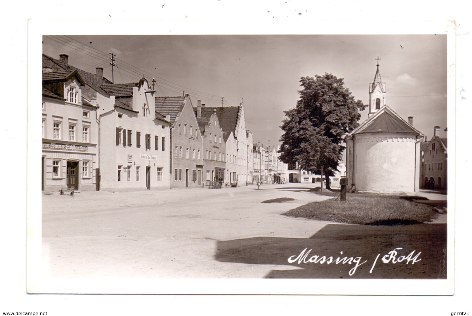 8332 MASSING, Marktplatz, Photo-AK - Pfarrkirchen