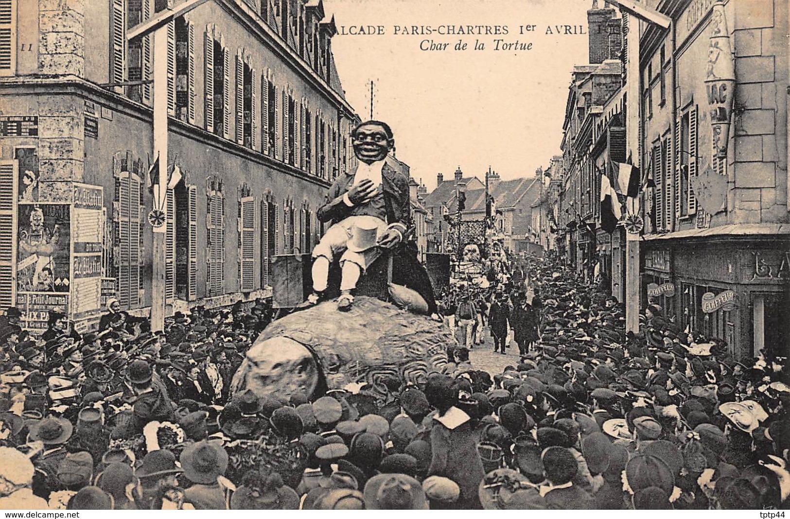 Cavalcade Paris-Chartres, 1er Avril 1906 - Char De La Tortue - Chartres