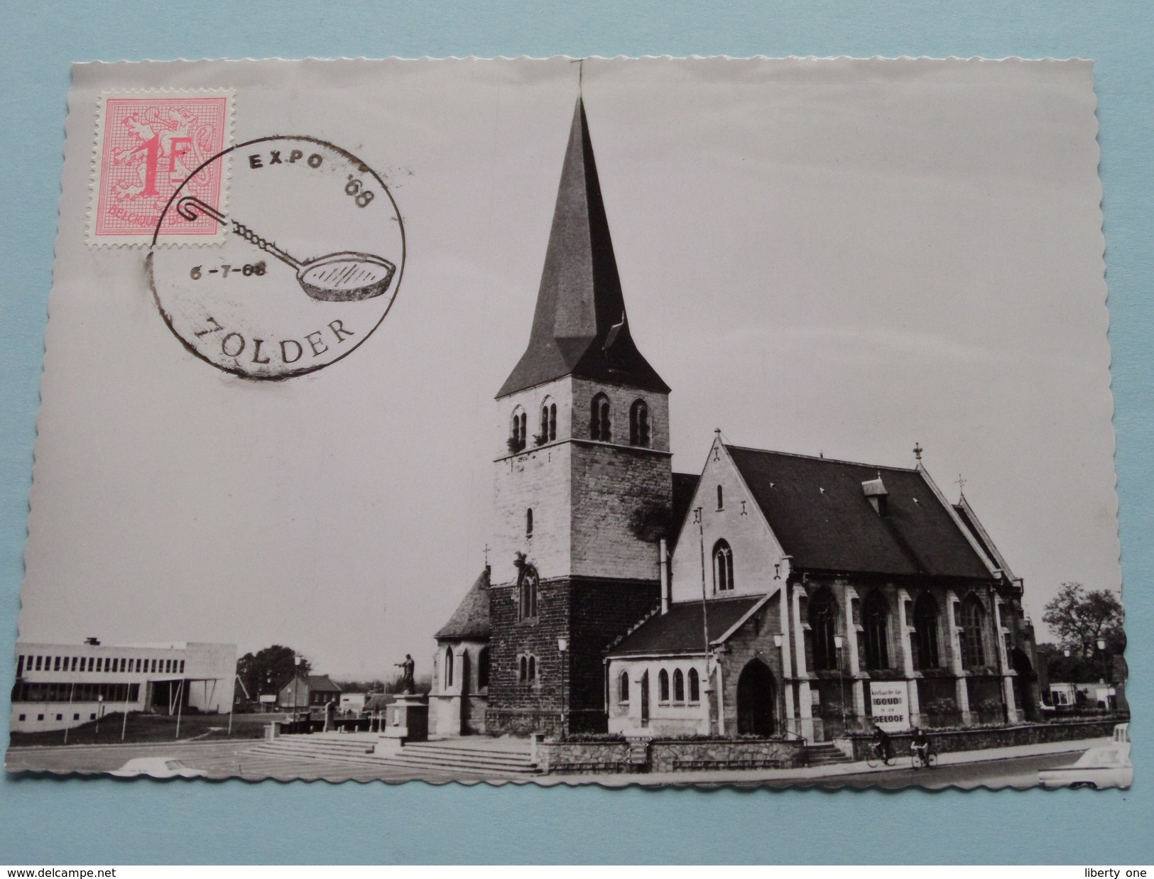 St. VINCENTIUSKERK En GEMEENTEHUIS Zolder / Anno 6-7-68 ( Zie Foto Voor Details ) !! - Heusden-Zolder