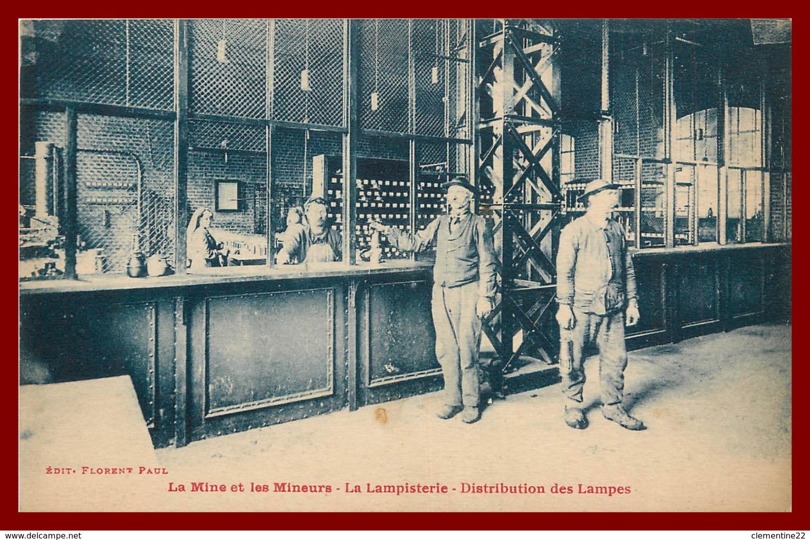 Dept 62 La Mine Et Les Mineurs * La Lampisterie    ( Scan Recto  Et Verso ) - Lens