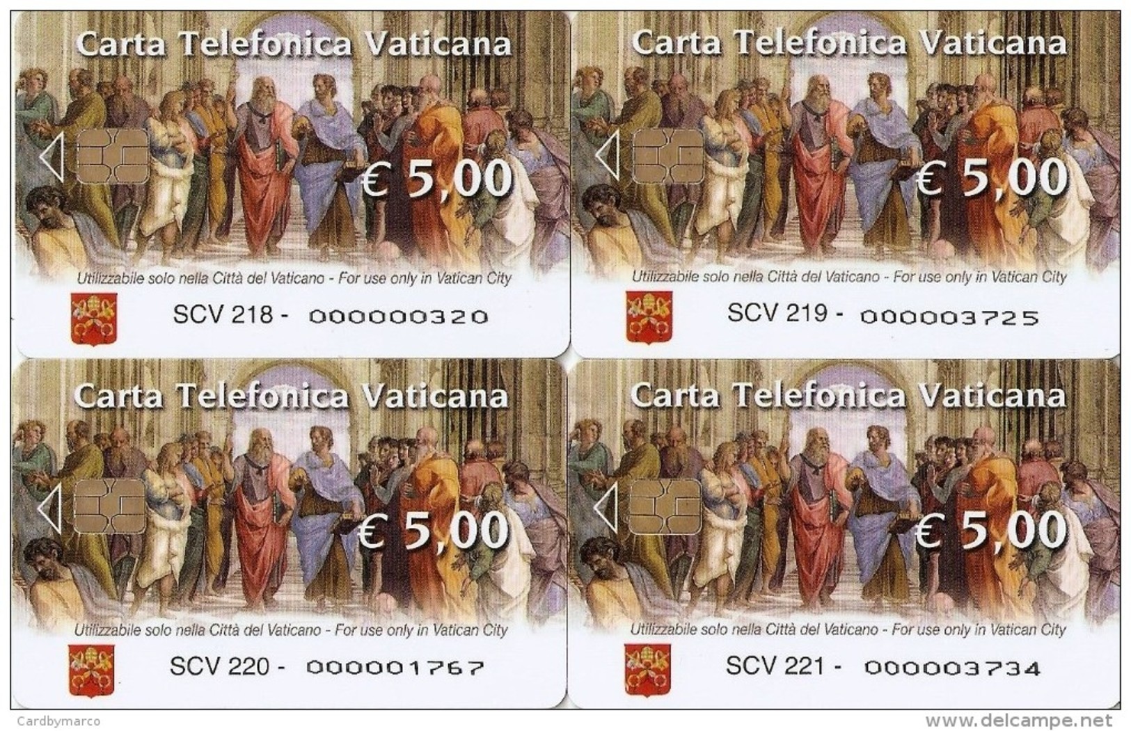 *VATICANO: 2^ Emissione 2016 - Numeri 218/221* - Schede NUOVE (MINT) In Folder - Vatican