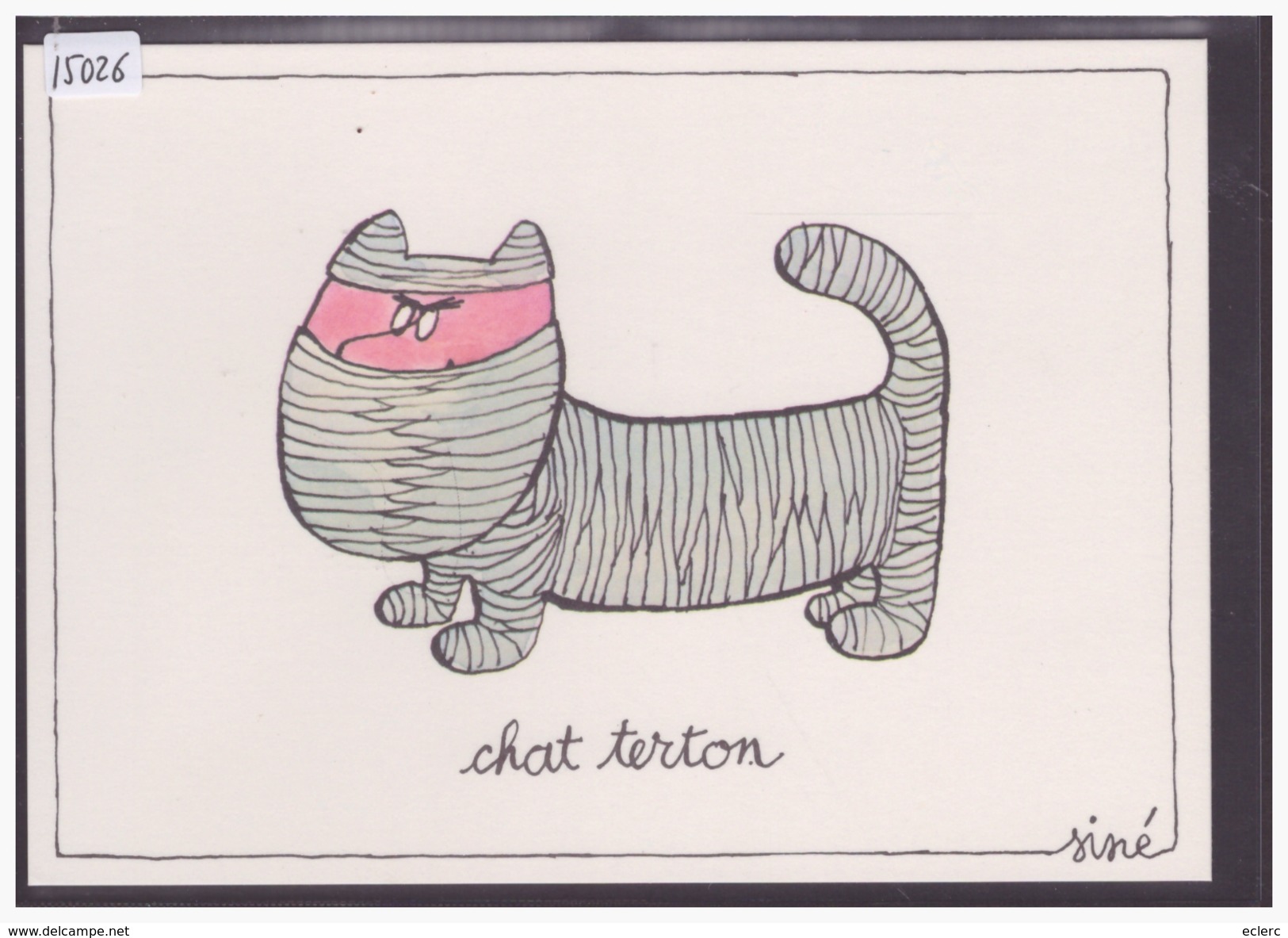 FORMAT 10x15cm - CHAT TERTON - PAR SINE - TB - Sine