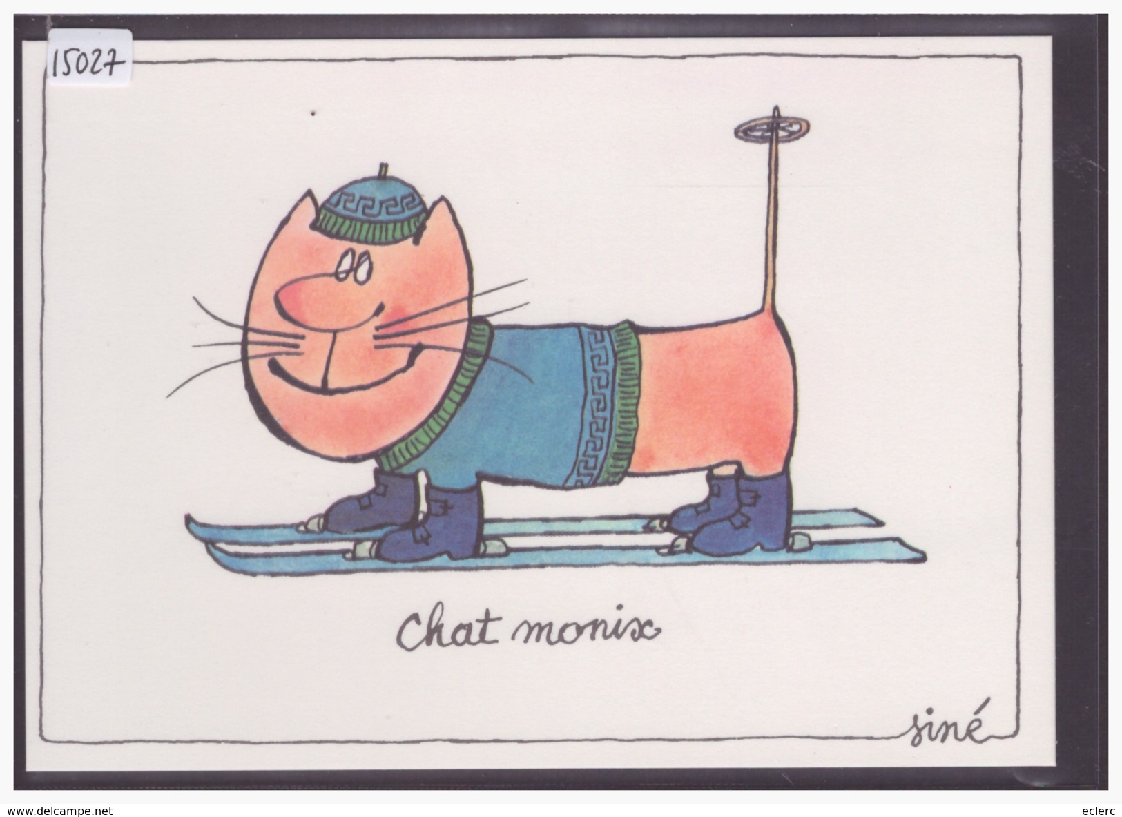 FORMAT 10x15cm - CHAT MONIX - PAR SINE - TB - Sine