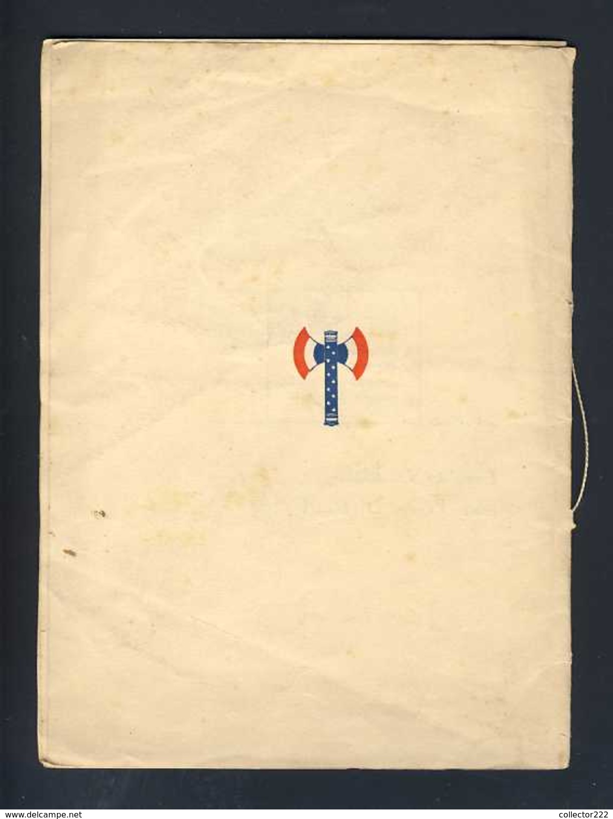 Brochure DE PROFUNDIS, Poesie De Zadig Dédié à PETAIN. Editions Erinyes 1949. Ed. 550 Exemplaires, Ex.num.166 (112460) - Auteurs Français