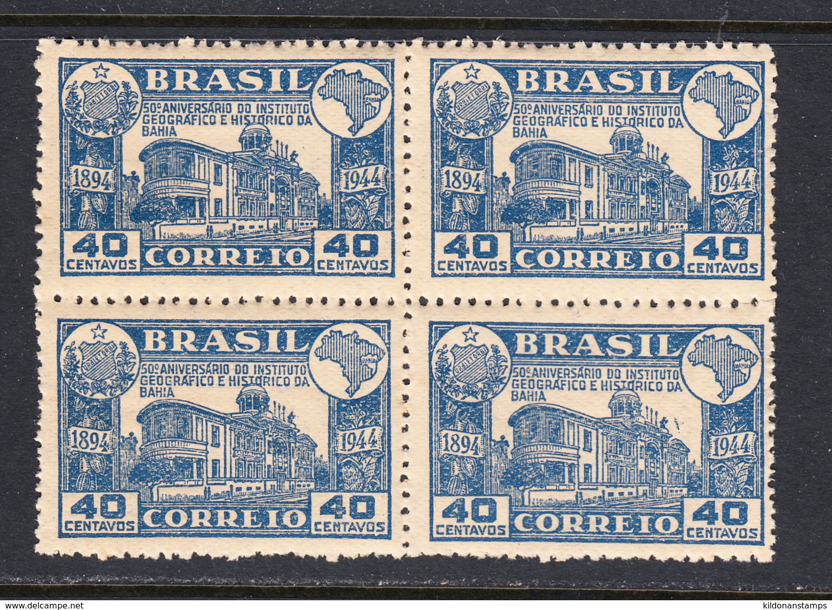 Brazil 1945 Mint No Hinge, Block, Sc# 634 , Yt - Nuovi