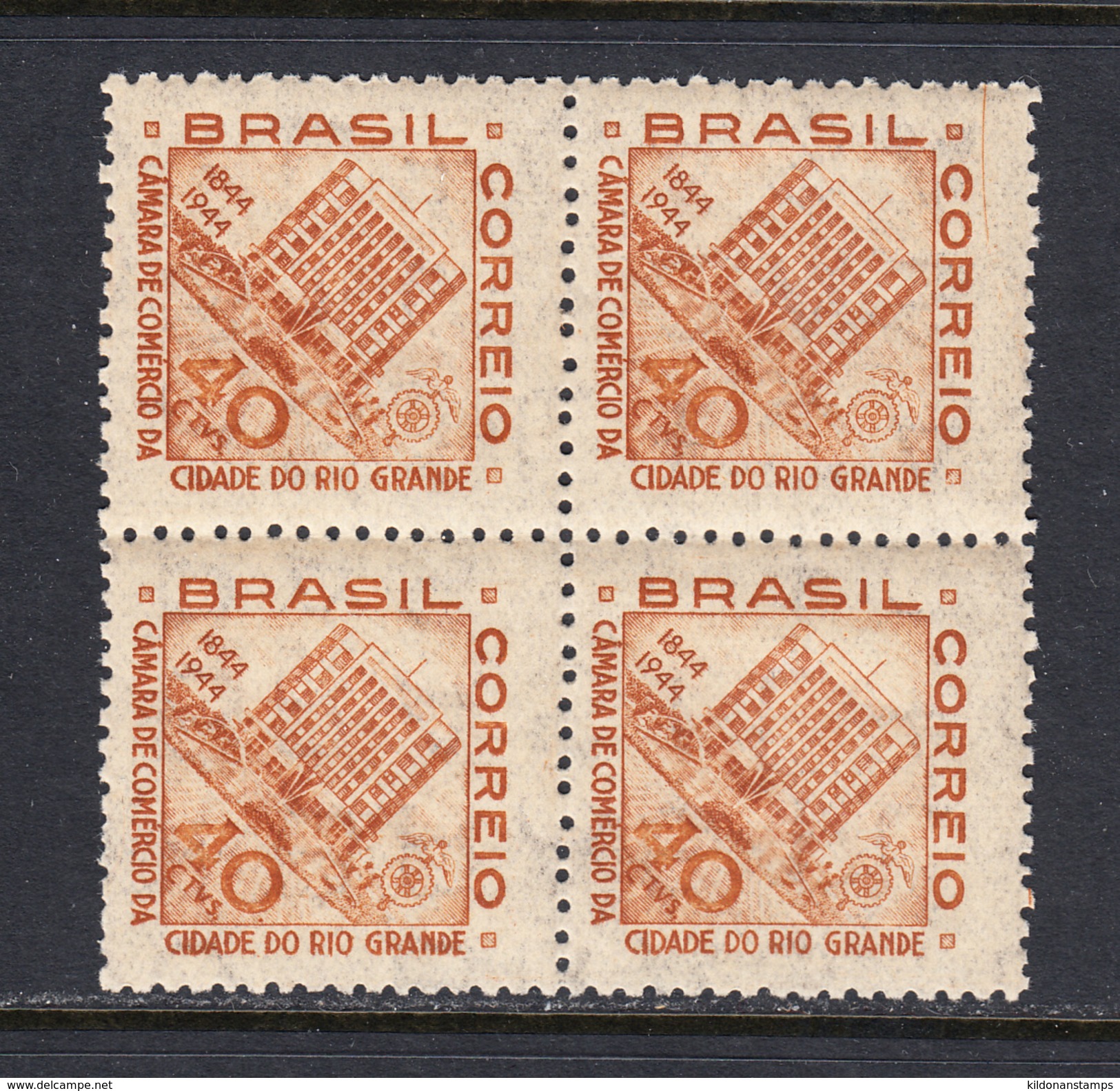 Brazil 1944 Mint No Hinge, Block, Sc# 623 , Yt - Neufs