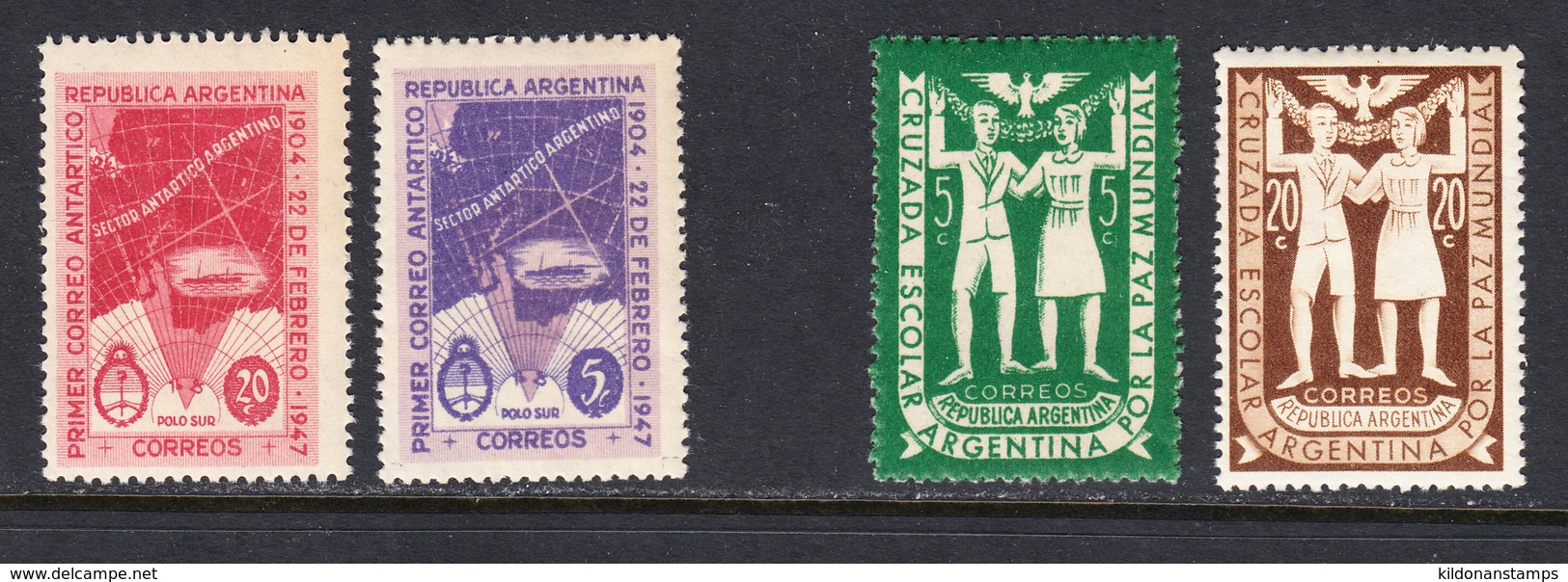 Argentina 1947 Mint No Hinge, Sc# - Unused Stamps