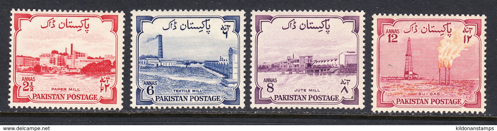 Pakistan 1955 Mint No Hinge,  Sc# , SG 73-76 - Pakistán