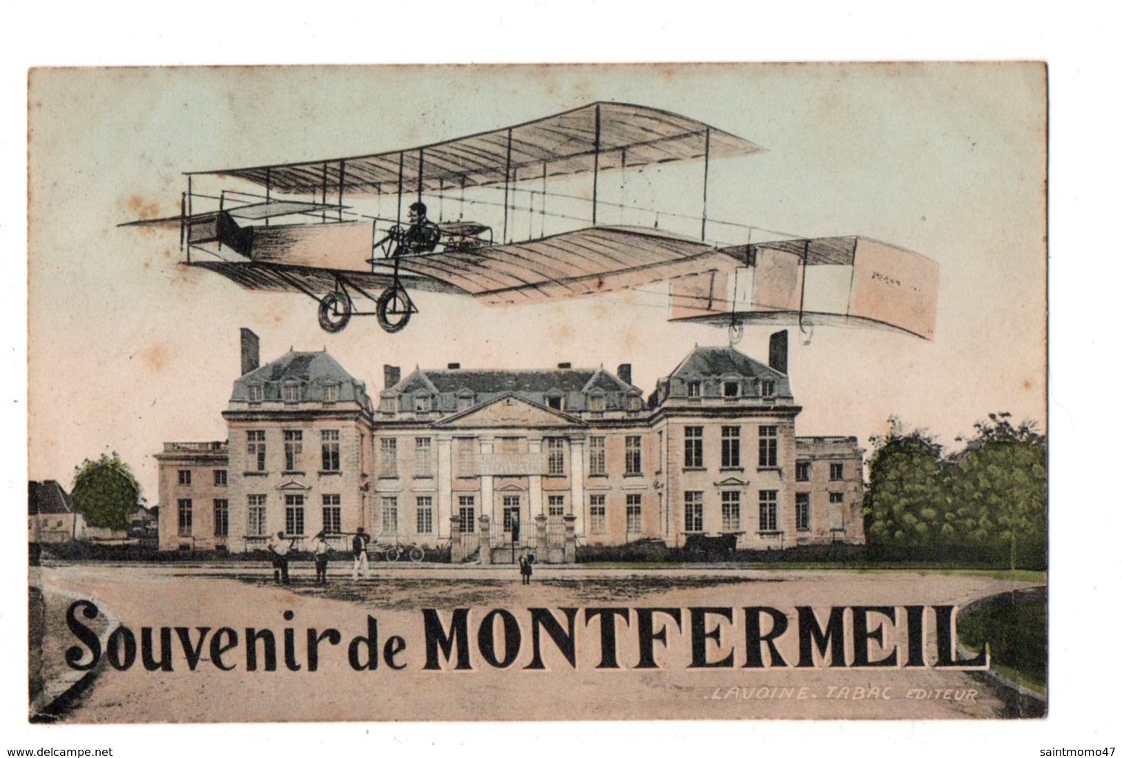 93 - SOUVENIR DE MONTFERMEIL . Aéroplane . Avion - Réf. N°2146 - - Montfermeil