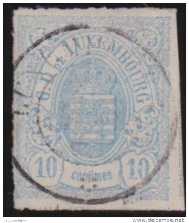 Luxembourg   .     Yvert   . 6     .    O    .     Gebruikt   .    /    .     Cancelled - 1859-1880 Wapenschild