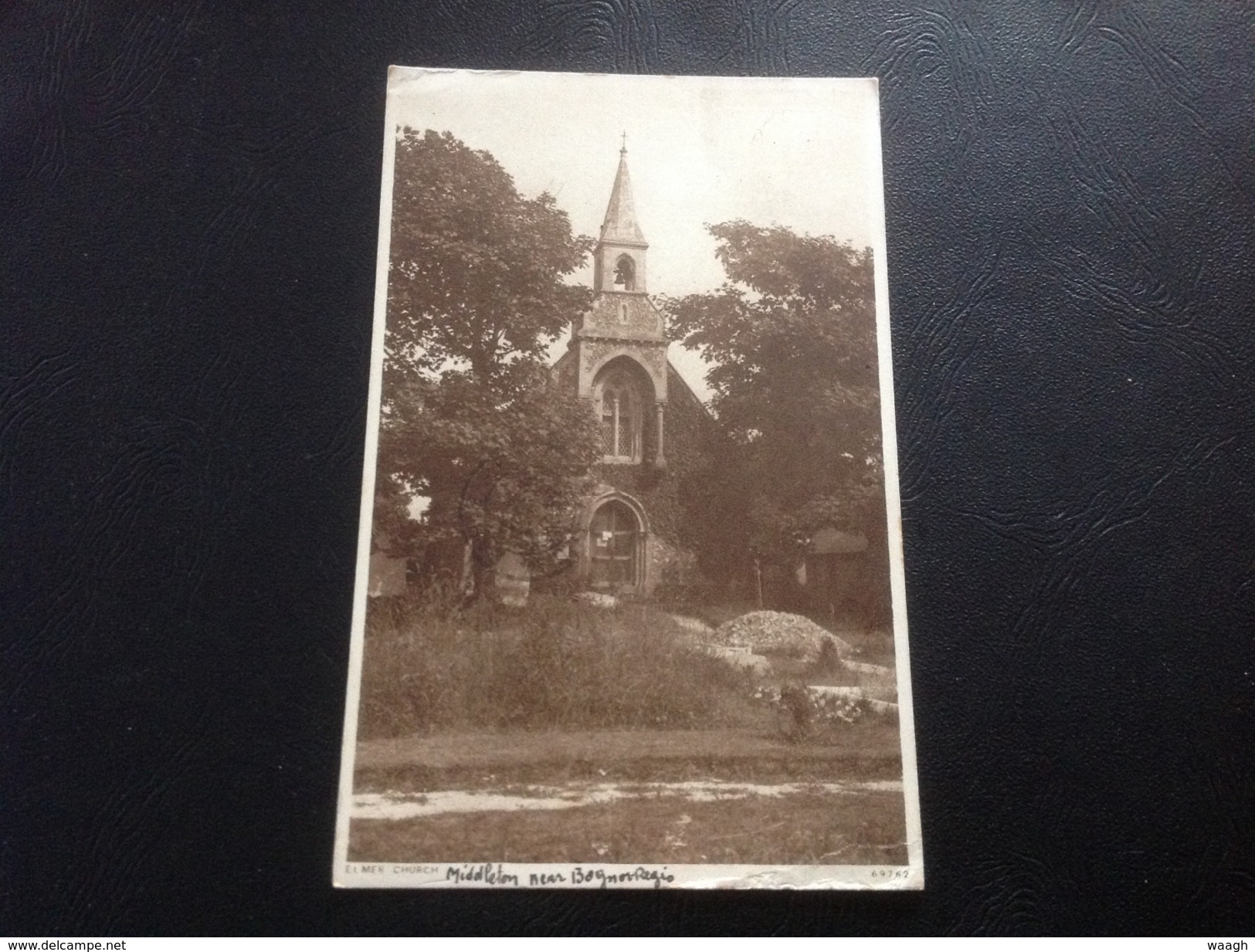 ELMER CHURCH Middleton Near Bignor Regis - 1932 Timbrée - Bognor Regis