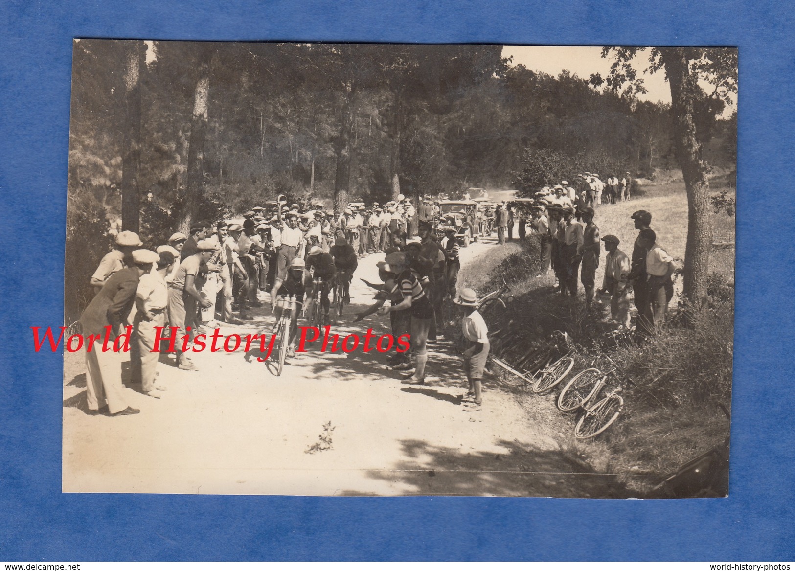 Photo Ancienne - Dans La Cote De SAINT SAVOURNIN - Tour De France 1931 - Passage De Catalini , Bulla & Pancera - Sport