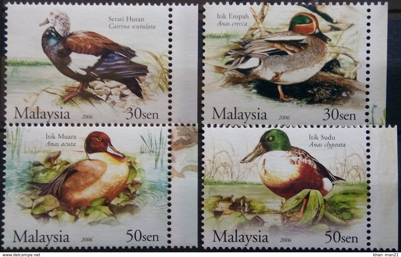 Malaysia, 2006, Birds, Ducks, MNH - Patos