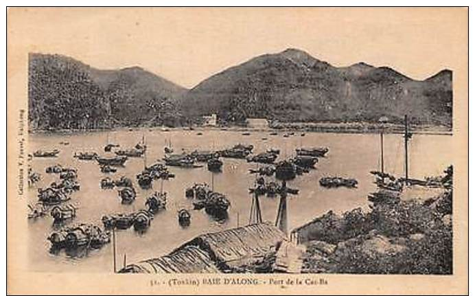 Vietnam Tonkin Baie D'Along, Port De La Cac-Ba, Boats - Autres & Non Classés