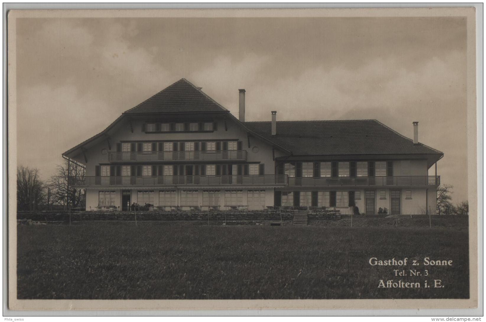 Gasthof Zur Sonne Affoltern I. Emmental - Photo: J. Schaja - Affoltern Im Emmental 