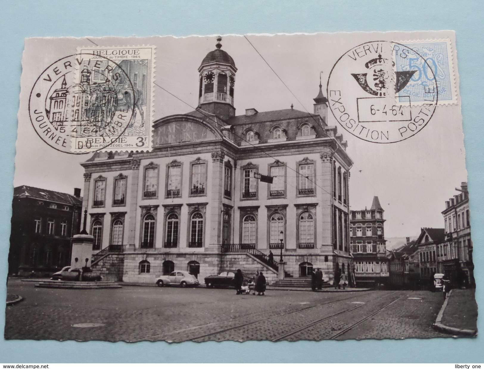 Hôtel De Ville / Anno 6-4-64 Journée Du Timbre ( Voir Photo ) !! - Verviers