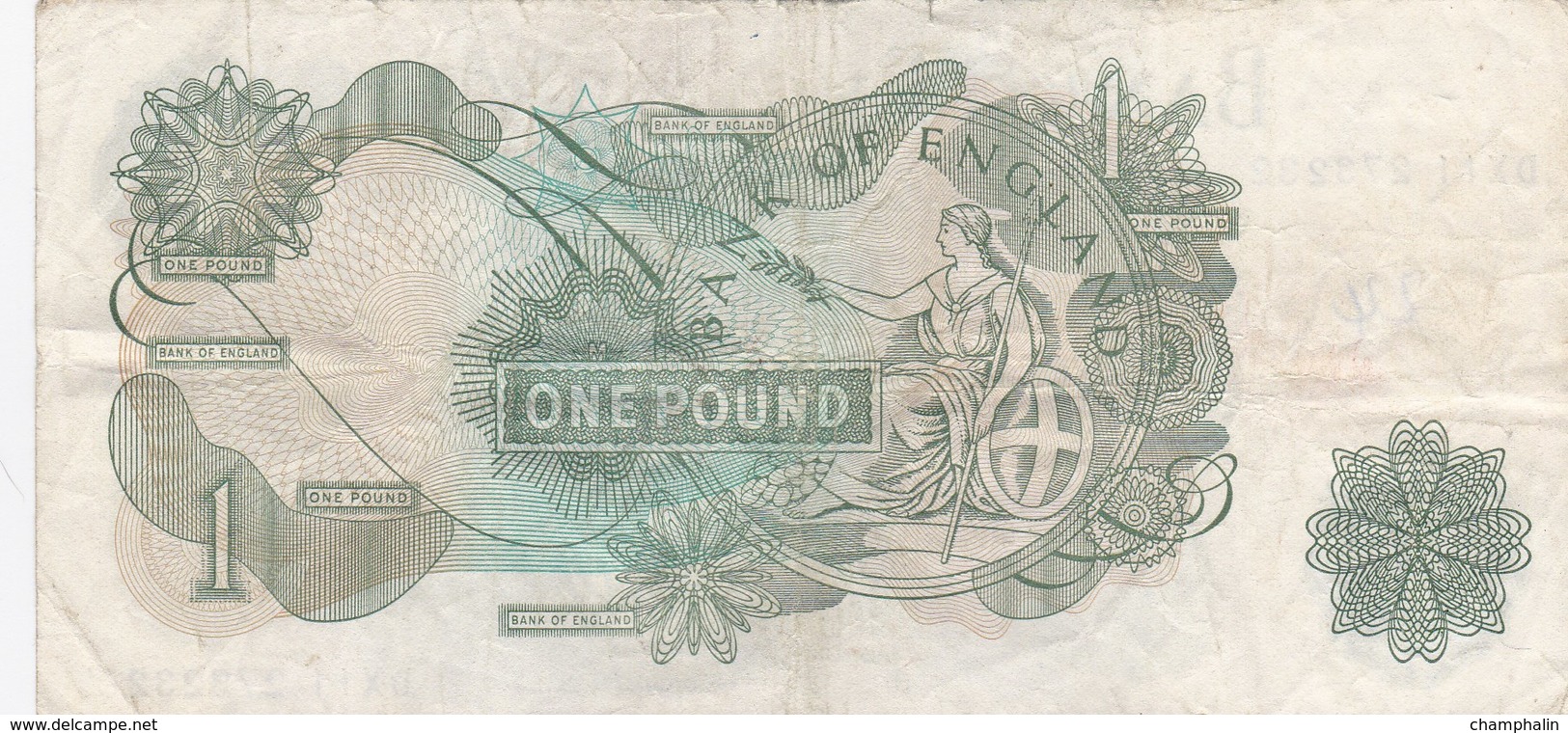 Grande-Bretagne - Billet De 1 Pound - Elizabeth II - 1 Pound