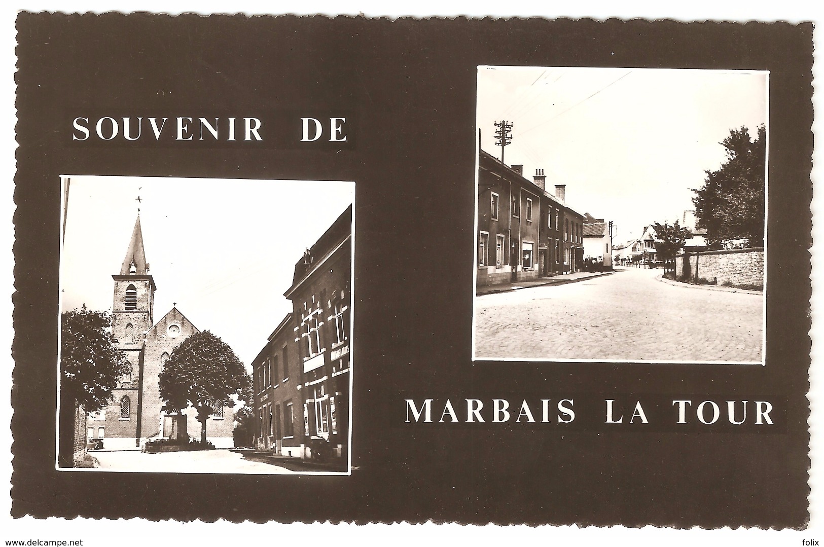 Marbaix-la-Tour / Marbais La Tour - Souvenir De Marbais La Tour - Ed. Maison Marlier - état Neuf - Photo Véritable - Ham-sur-Heure-Nalinnes