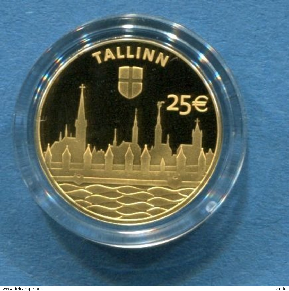 ESTONIA 25 &euro; Euro GOLD COLLECTOR COIN 2017 - Hanseatic Tallinn - Estonie
