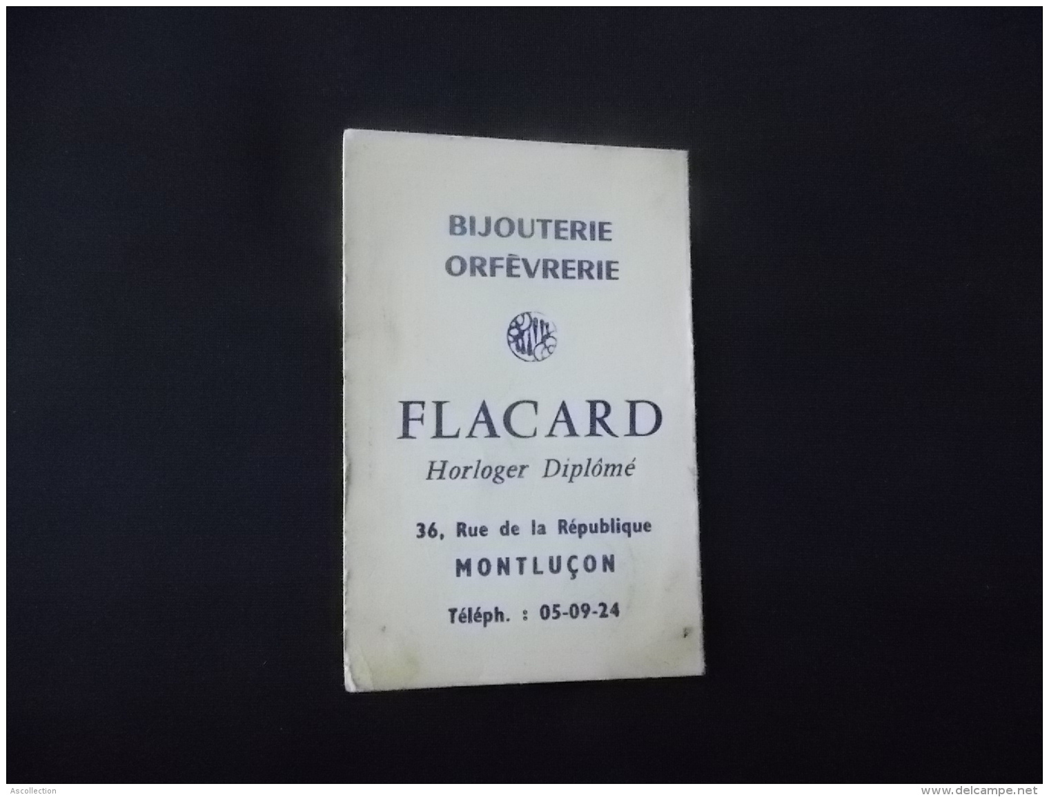 Calendrier Petit Format 1966 Erquy Bijouterie Orfèvrerie Flacard Horloger Montlucon Allier - Petit Format : 1961-70