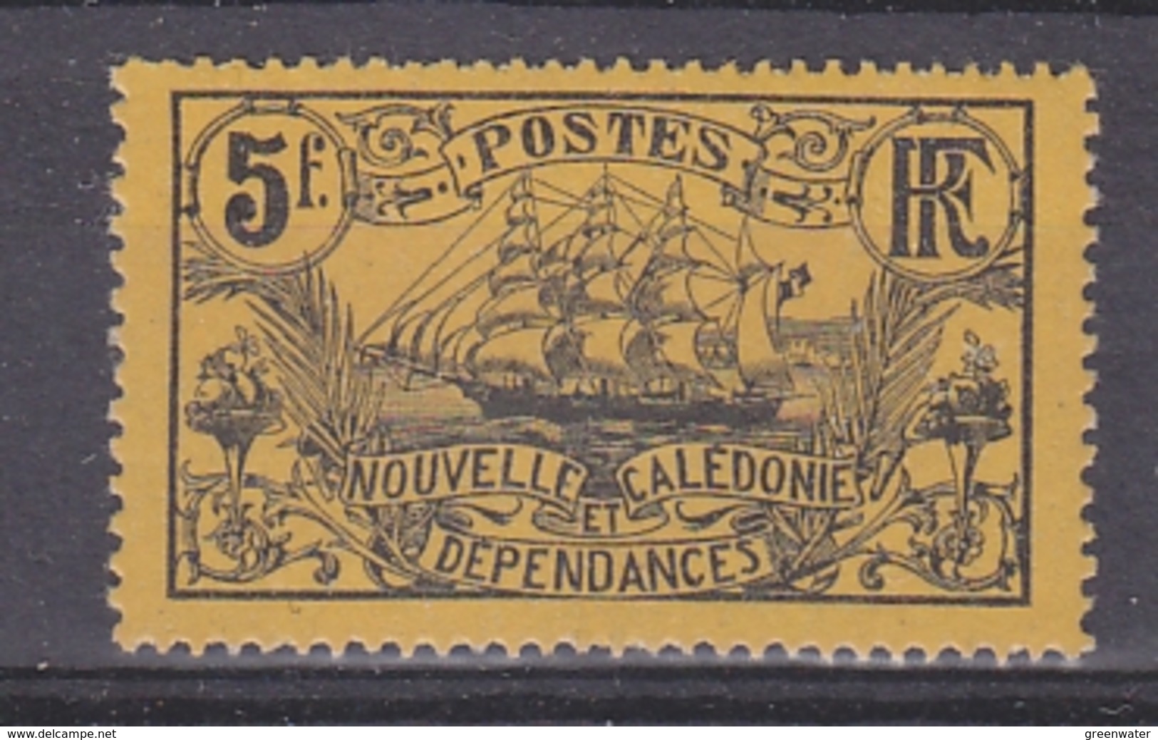 Nouvelle Caledonie 1924 Mi,101b Ship - Mh (=mint, Hinged) (35549) - Ungebraucht