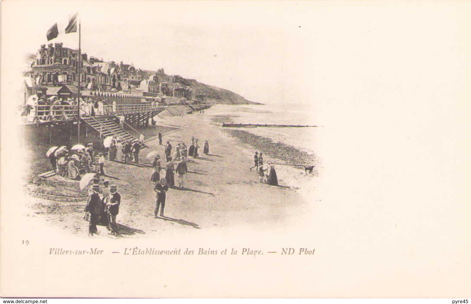 Villers Sur Mer L'etablissement Des Bains Et La Plage - Villers Sur Mer