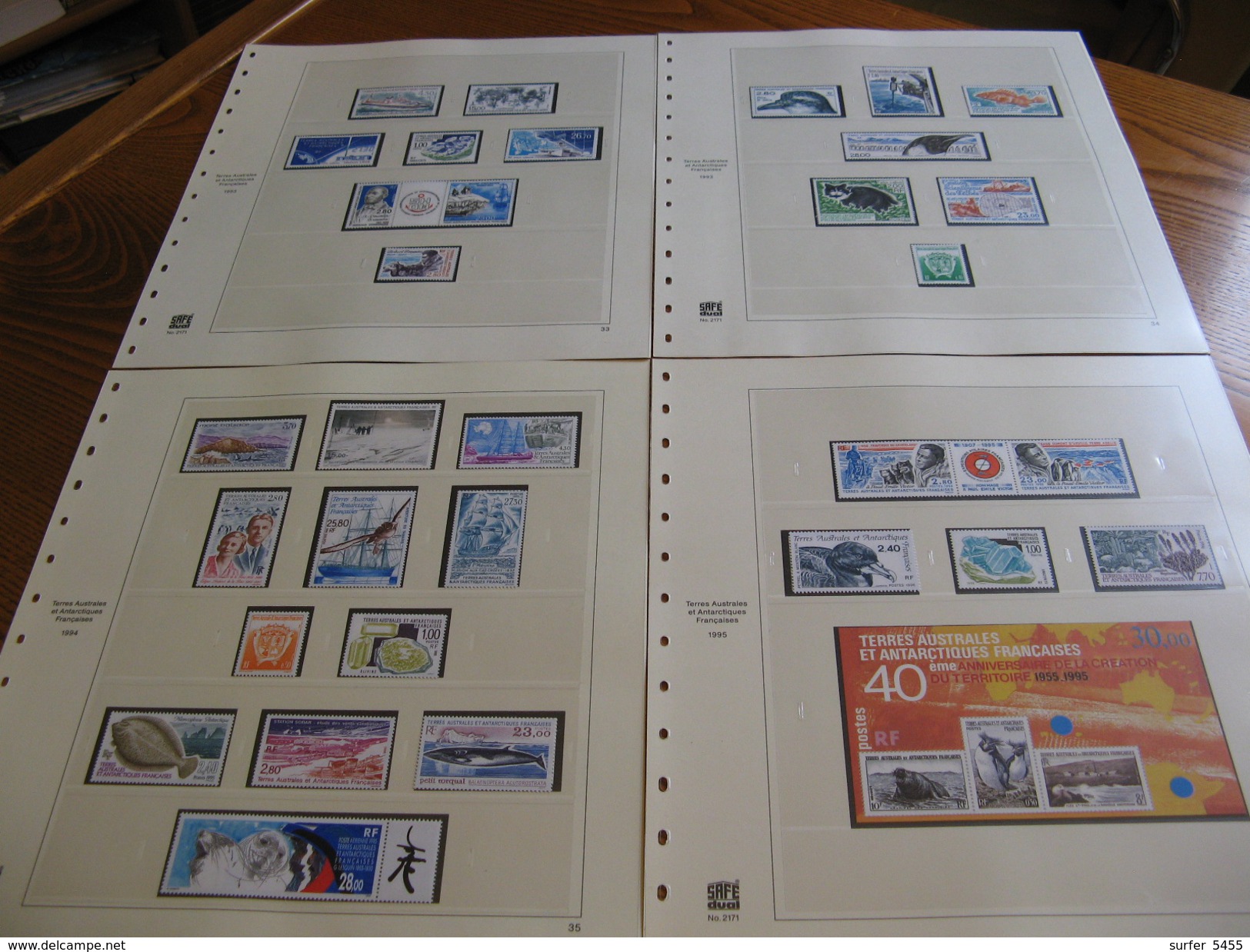 TAAF - PAYS COMPLET NEUF** LUXE - MNH - DE 1948 A 1998 - PO + PA + BF - COTE YVERT 5866,00 EUROS