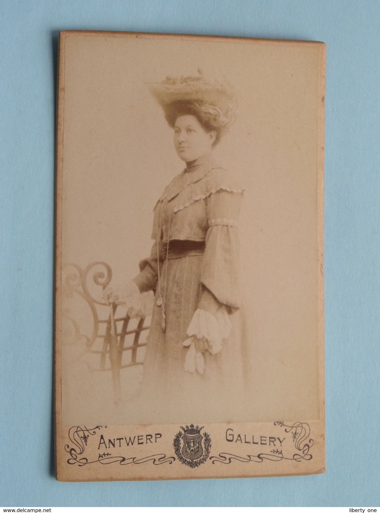 Dame - Femme / Woman / Frau ( CDV Photo ANTWERP GALLERY Meirplaats ) See Photo For Details !! - Unclassified