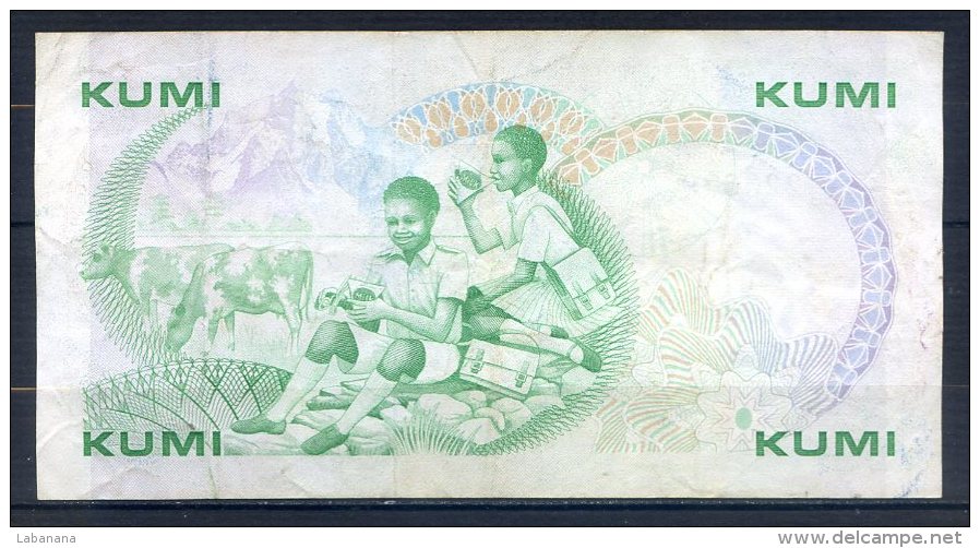 493-Kenya Billet De 10 Shillings 1986 E56 - Kenya