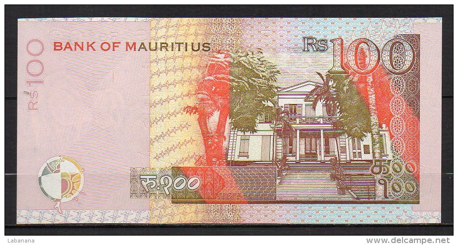 518-Maurice Billet De 100 Rupees 2001 BD757 Neuf - Mauricio