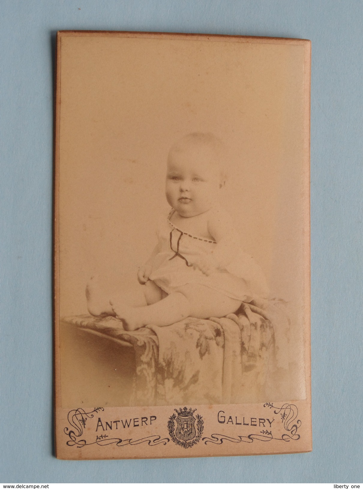 Jong Kind - Jeune Enfant / Young Child / Kindlein ( CDV Photo ANTWERP GALLERY ) See Photo For Details !! - Unclassified
