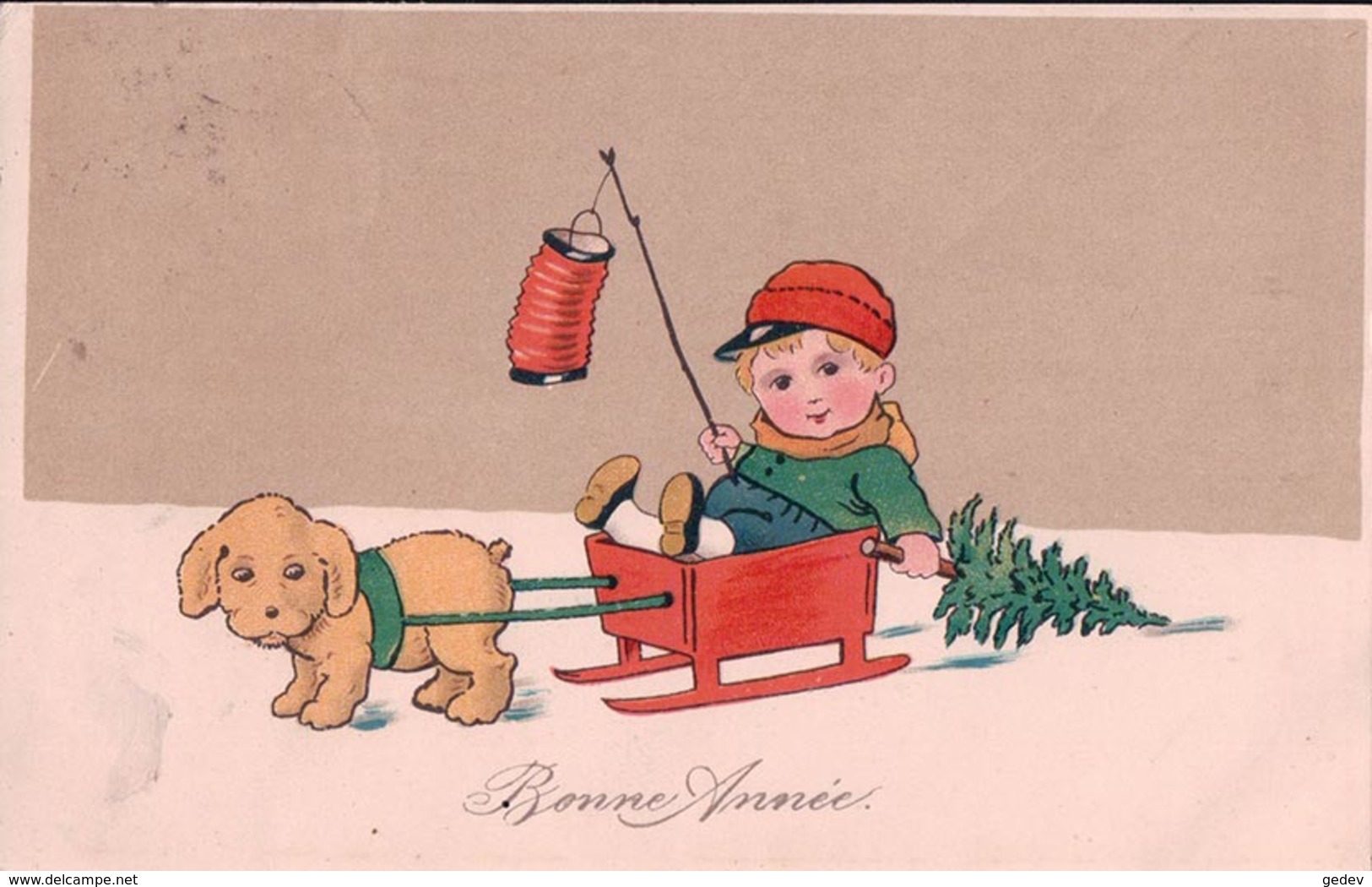 Bonne Année, Jouets Et Enfant Litho (2060) - New Year