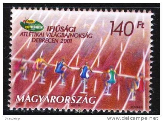 HUNGARY - 2001. World Youth Athletic Championships, Debrecen  MNH!! Mi 4683. - Ongebruikt