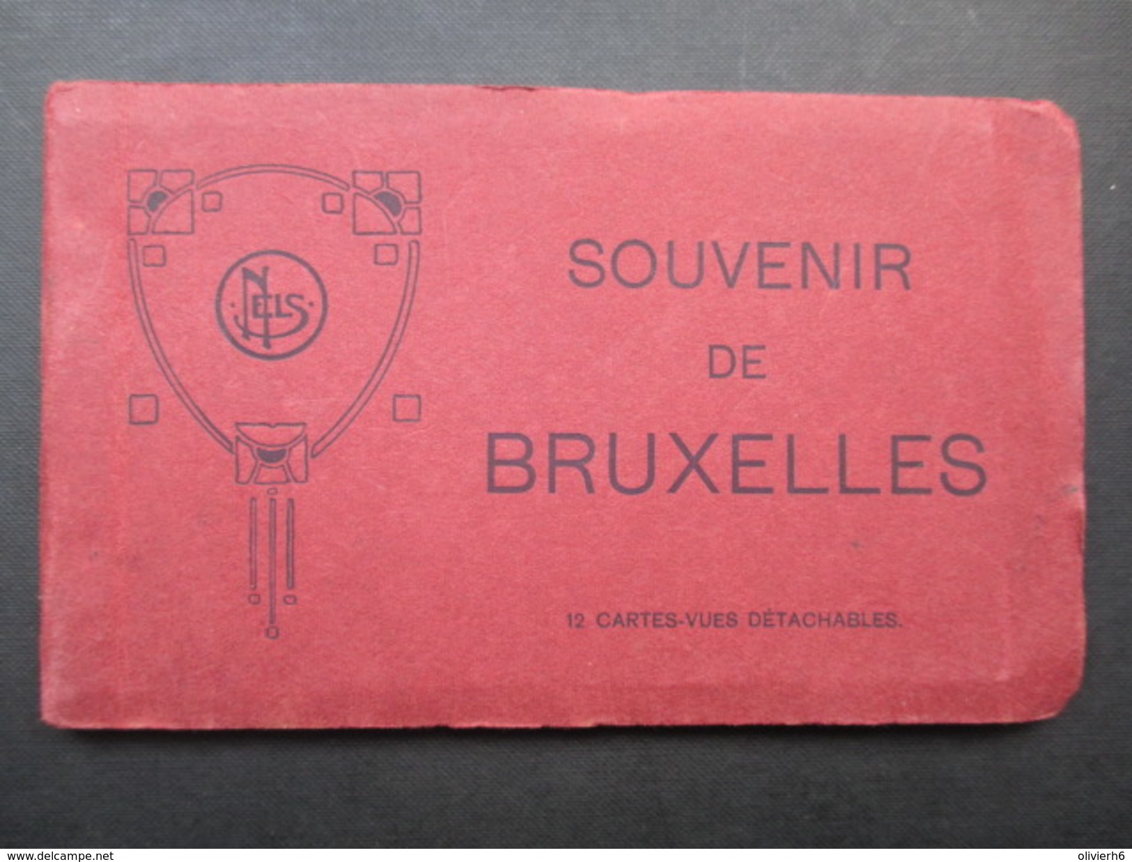 CARNET 12 CP BELGIQUE (V1708) Souvenir De BRUXELLES (1 Vue) Nels - Lots, Séries, Collections