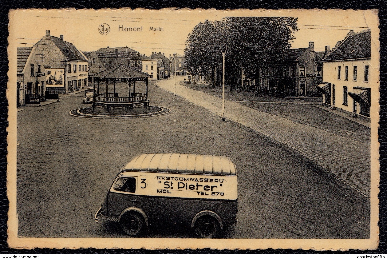 HAMONT MARKT - Stoomwasserij St - Pieter Van Mol - Camionette Blachisserie à Vapeur - Hamont-Achel