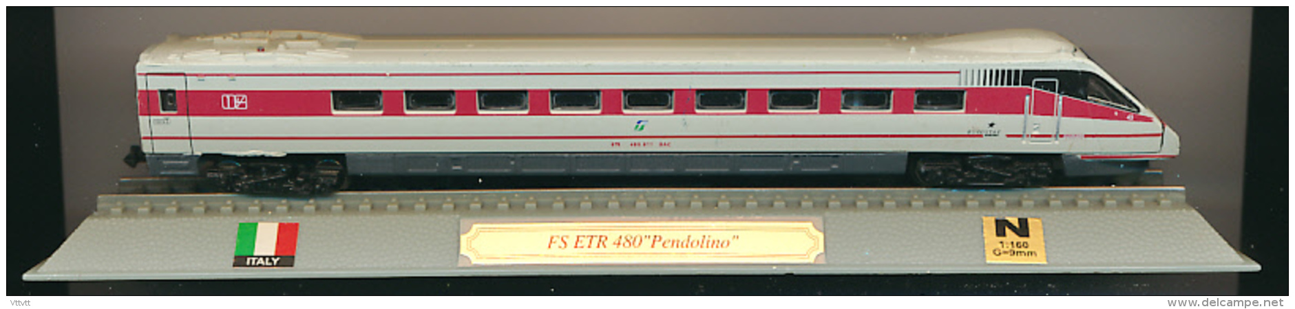 Locomotive : FS ETR 480 "Pendolino", Echelle N 1/160, G = 9 Mm, Italy, Italie - Loks