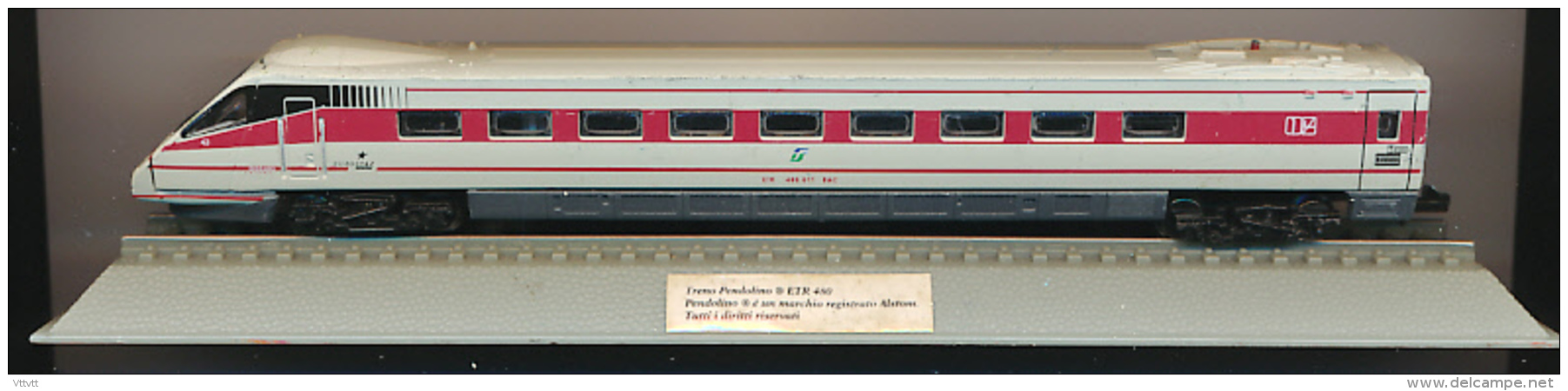 Locomotive : FS ETR 480 "Pendolino", Echelle N 1/160, G = 9 Mm, Italy, Italie - Locomotoras