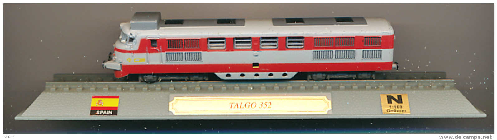 Locomotive : Talgo 352, Echelle N 1/160, G = 9 Mm, Spain, Espagne - Locomotoras