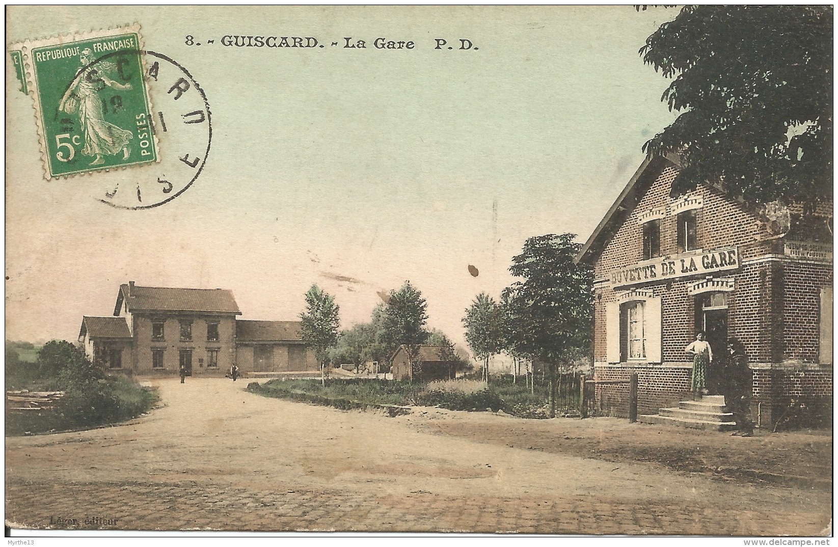 60  GUISCARD  LA GARE - Guiscard