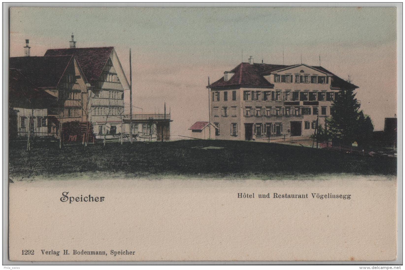 Speicher - Hotel Und Restaurant Vögelinsegg - Coloriert - Speicher