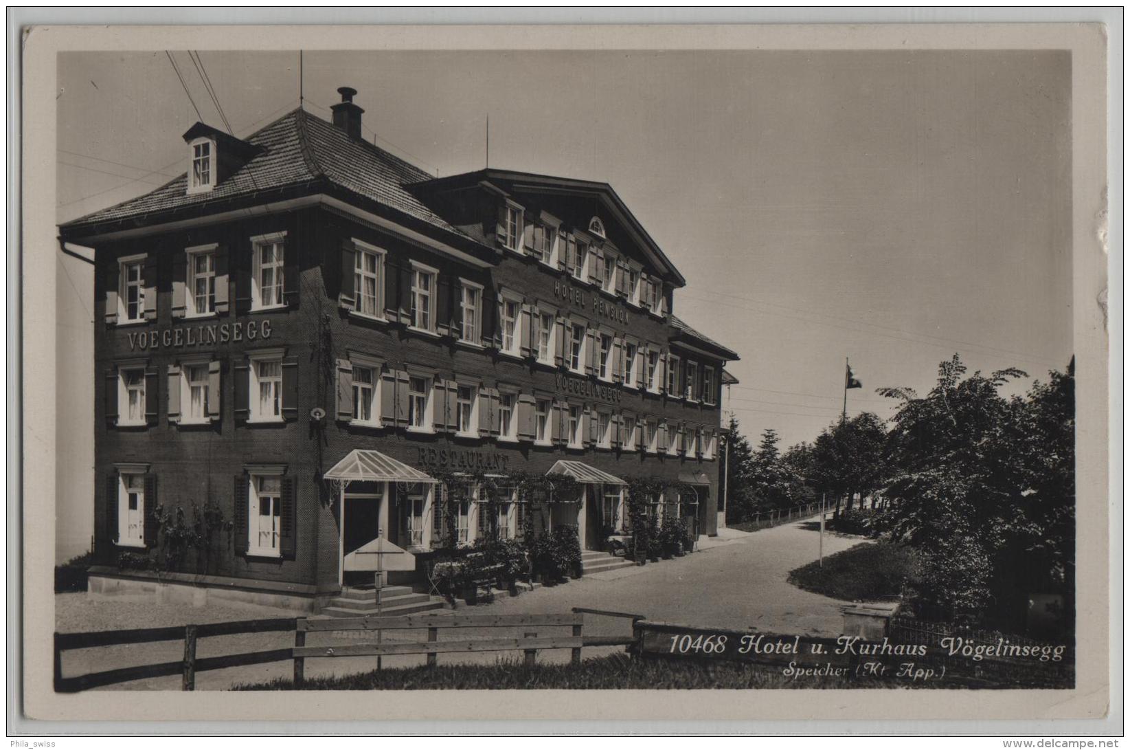 Hotel Pension Vögelinsegg - Hotel Und Kurhaus Speicher - Photo: Frei & Co. - Speicher