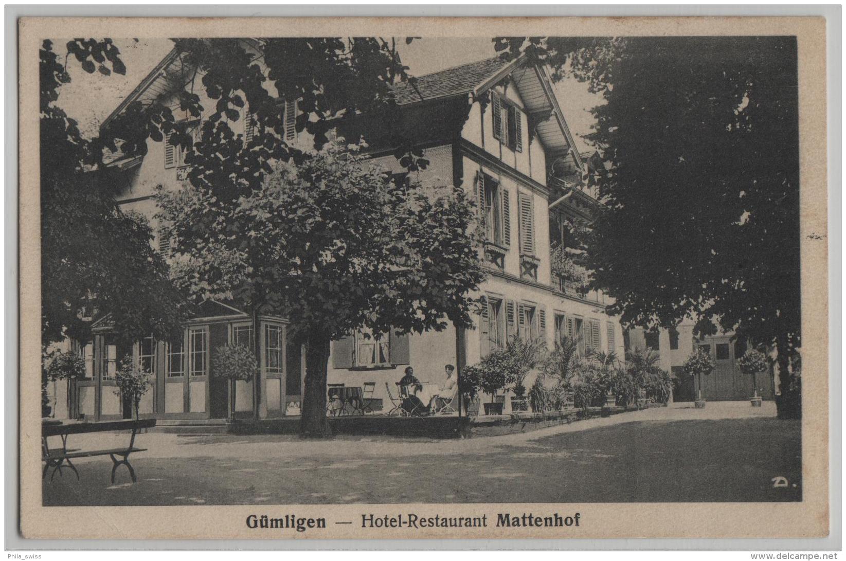 Gümlingen - Hotel-Restaurant Mattenhof - Animee - Photo: R. Deyhle No. 4334 - Matten Bei Interlaken