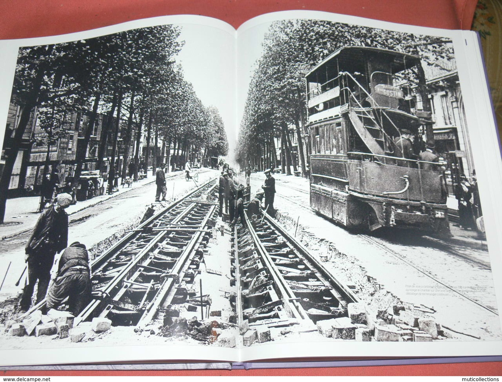 LES TRAMWAYS  PARISIENS/ 1871 A 1910 /  LES TRAMWAYS A CHEVAL / ELECTRIQUE / A GAZ / A VAPEUR / RESEAU ET MATERIEL -1910