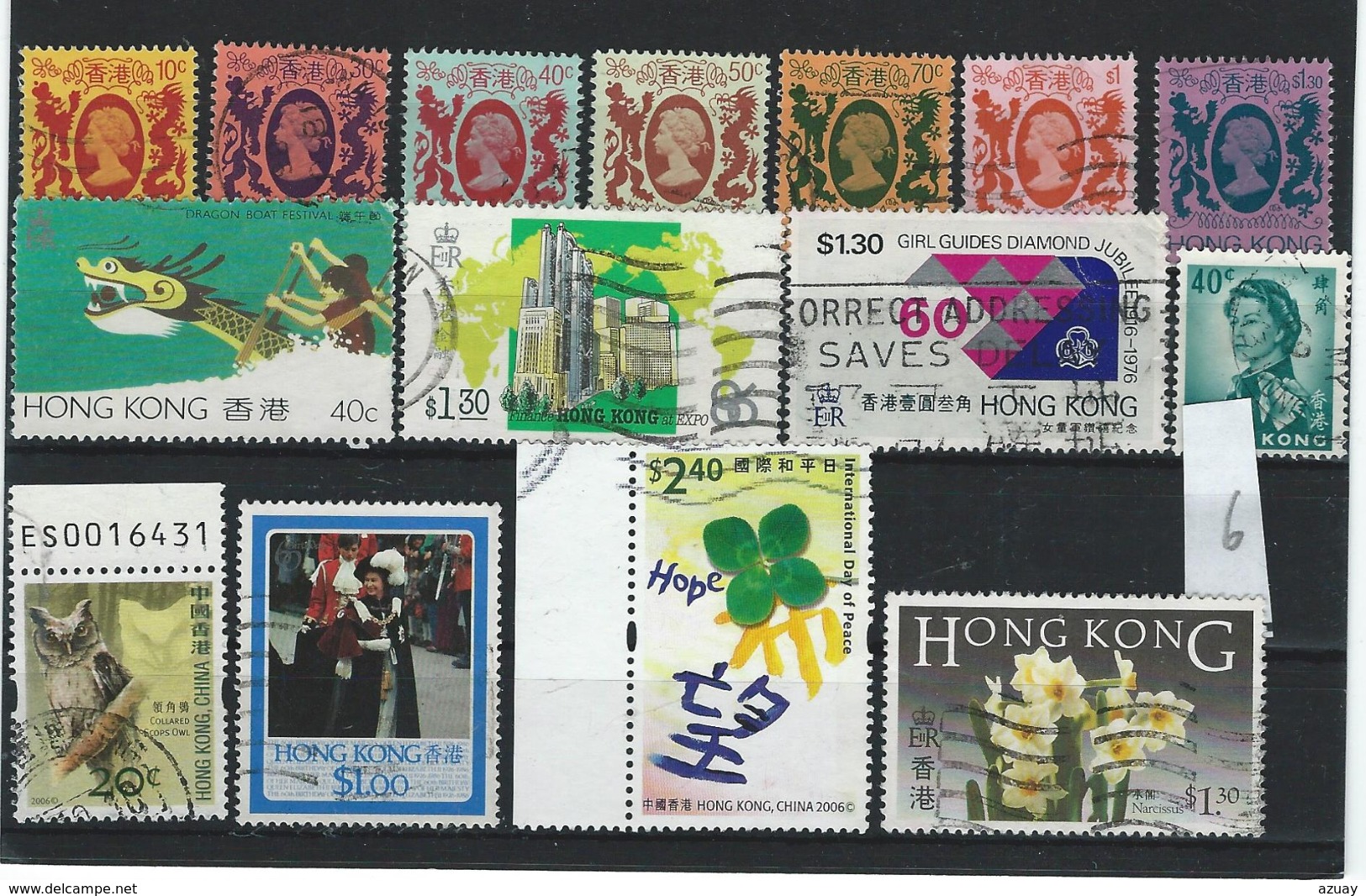 HK - LOT 6 - HONG KONG - GESTEMPELT - USED - º - Otros & Sin Clasificación