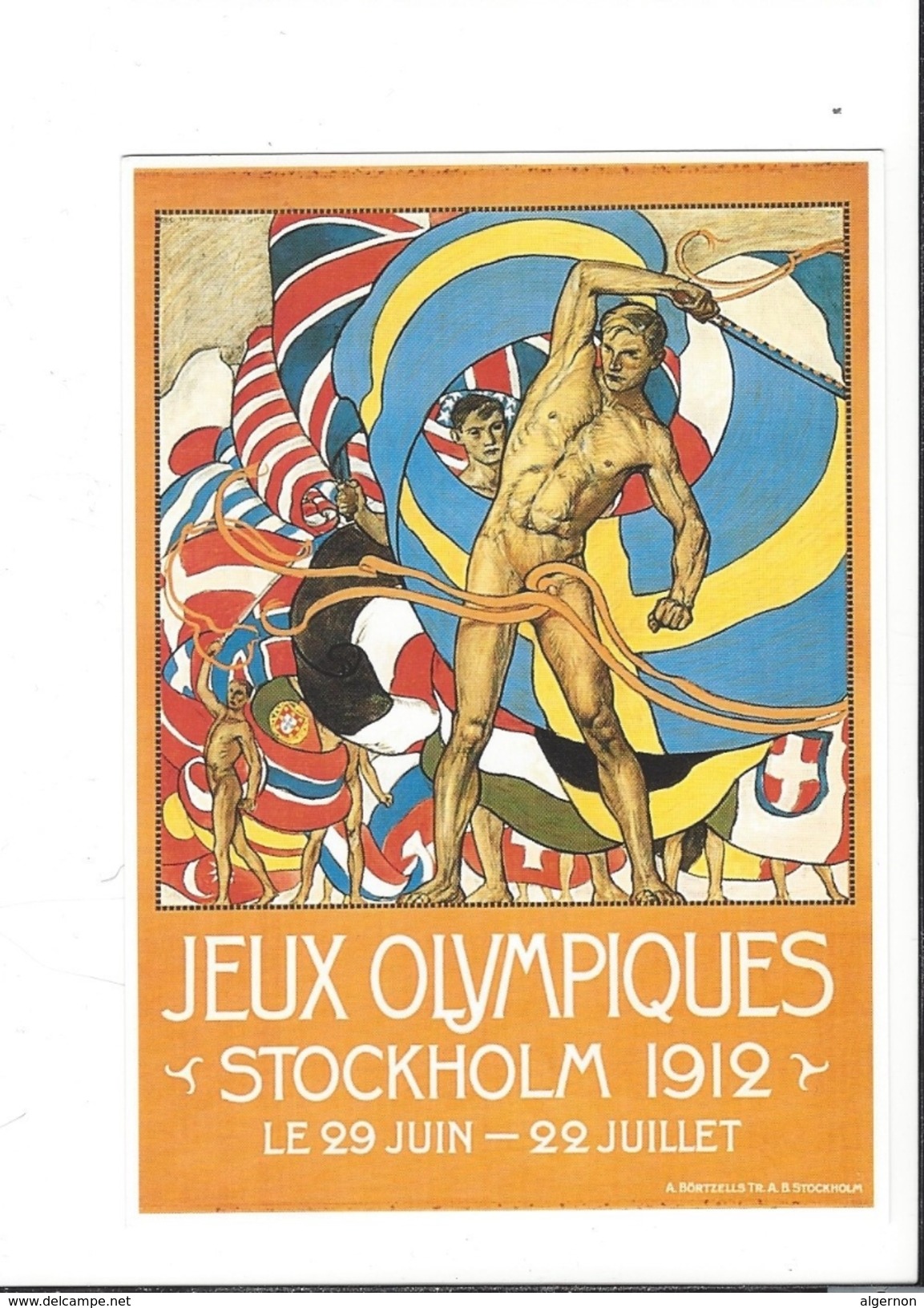 16734 -  Swatch Stockholm 1912  Swatch Historical Olympic Games Collection - Publicité