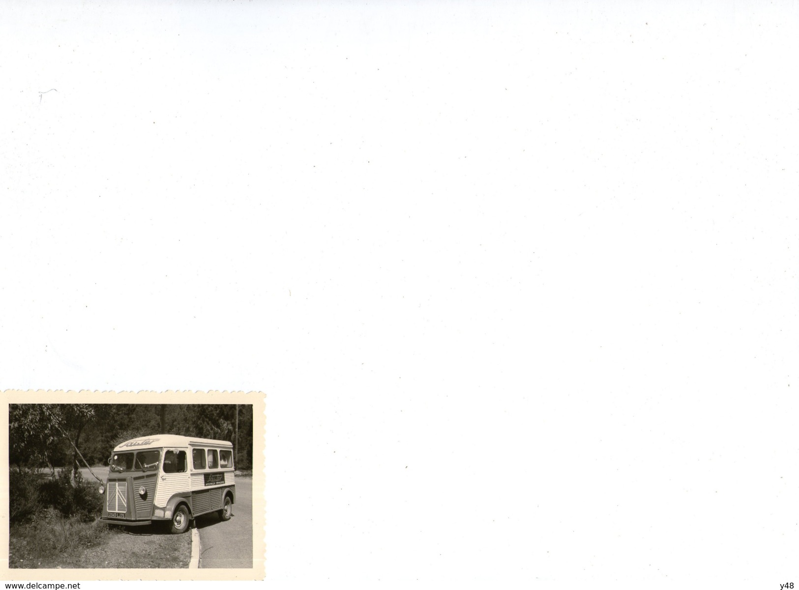 Camion Publicitaire Tube Pour La Marque Sauter (carte Photo Originale) - Automobiles