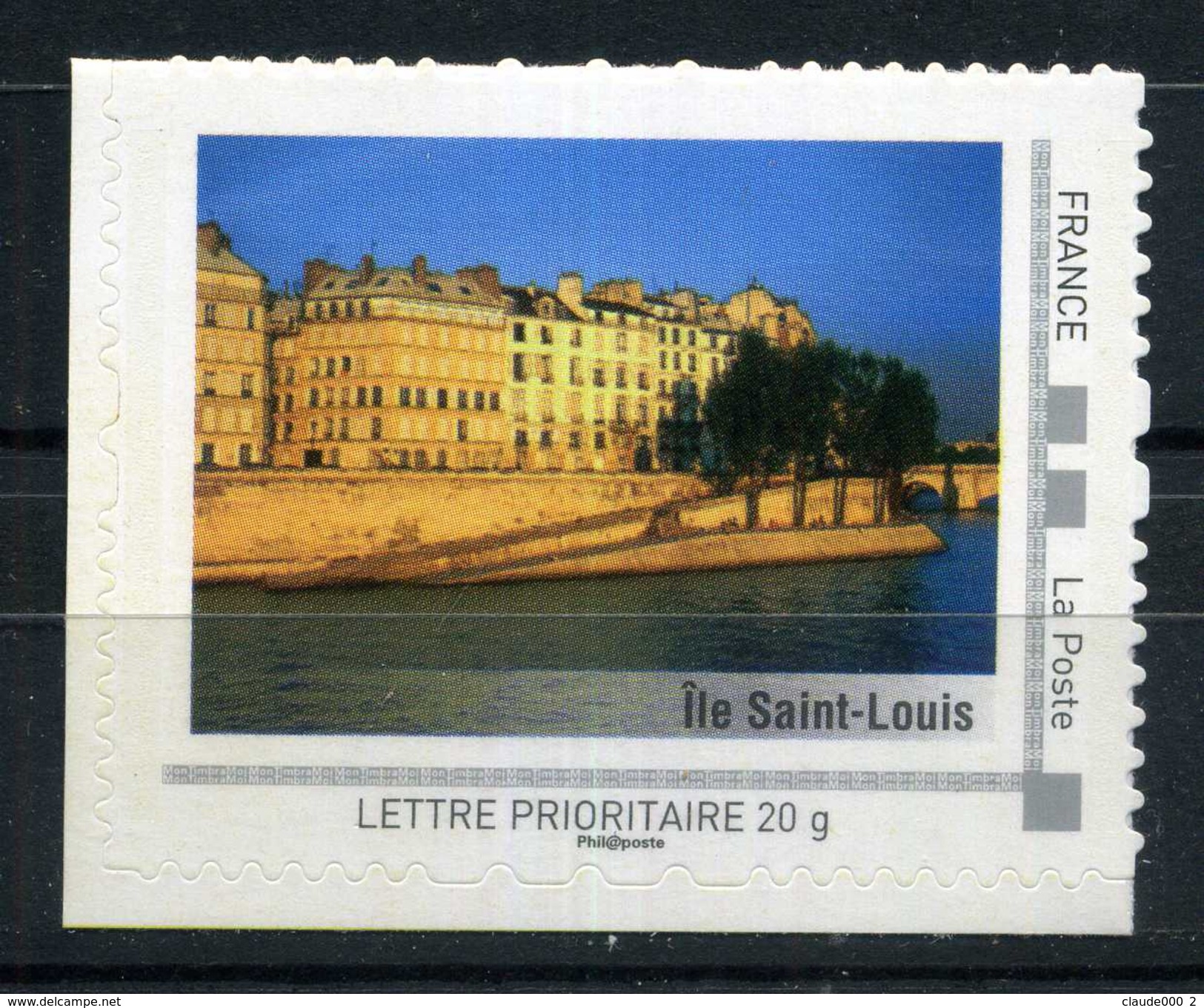 ILE SAINT LOUIS Adhésif Neuf ** . Collector " PARIS "  2009 - Collectors