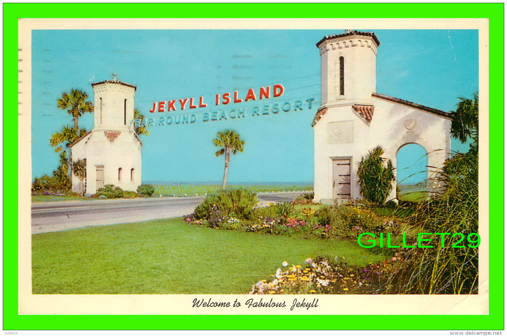 JEKYLL ISLAND, GA -  WELCOME TO FABULOUS JEKYLL - TRAVEL IN 1972 - TALLU FISH ENTERPRISES INC - - Other & Unclassified