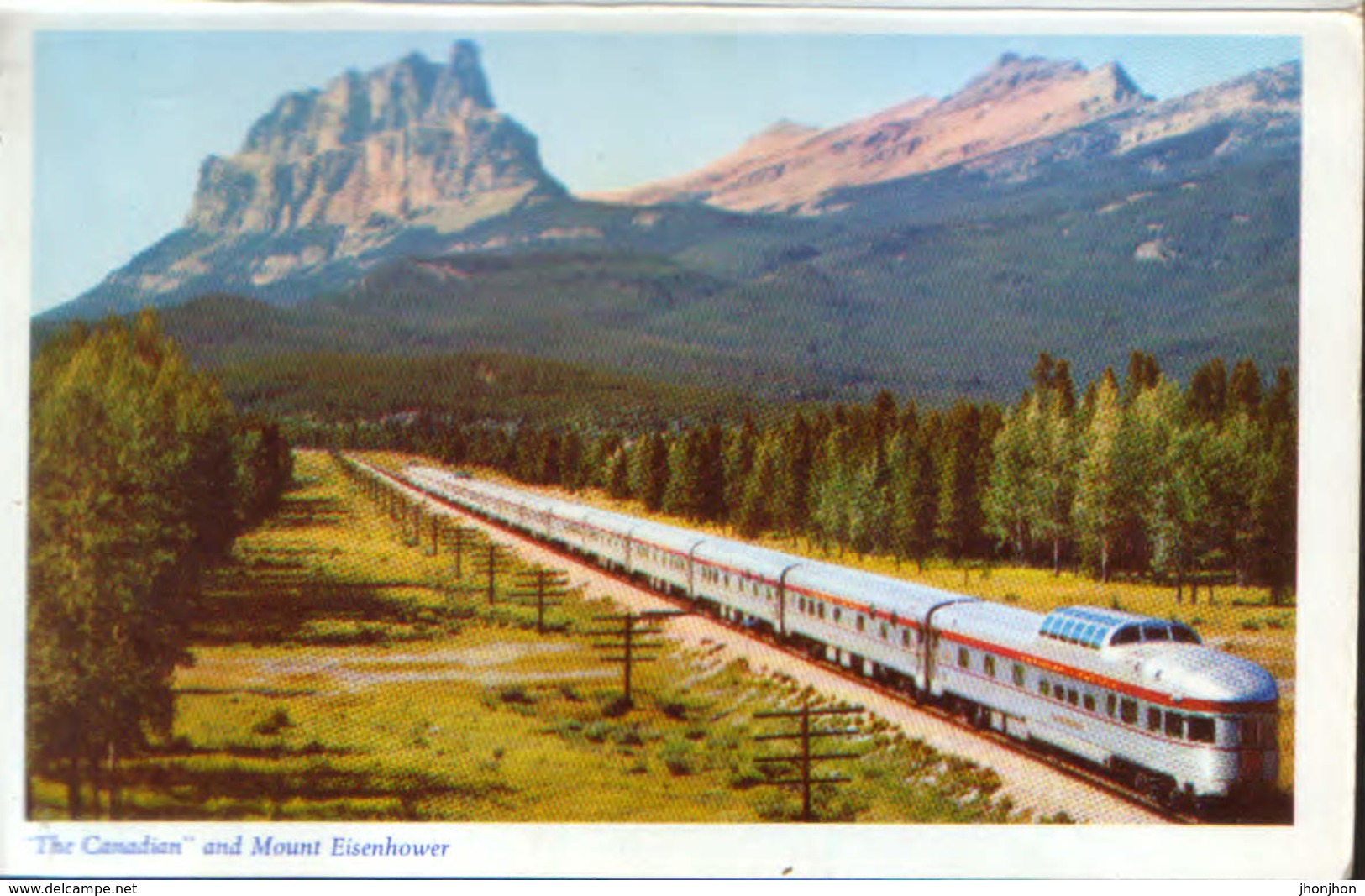 Canada  - 14 Postcards "leporello" circulated 1963 - Canadian Rockies - Multipleviews - 8/scans